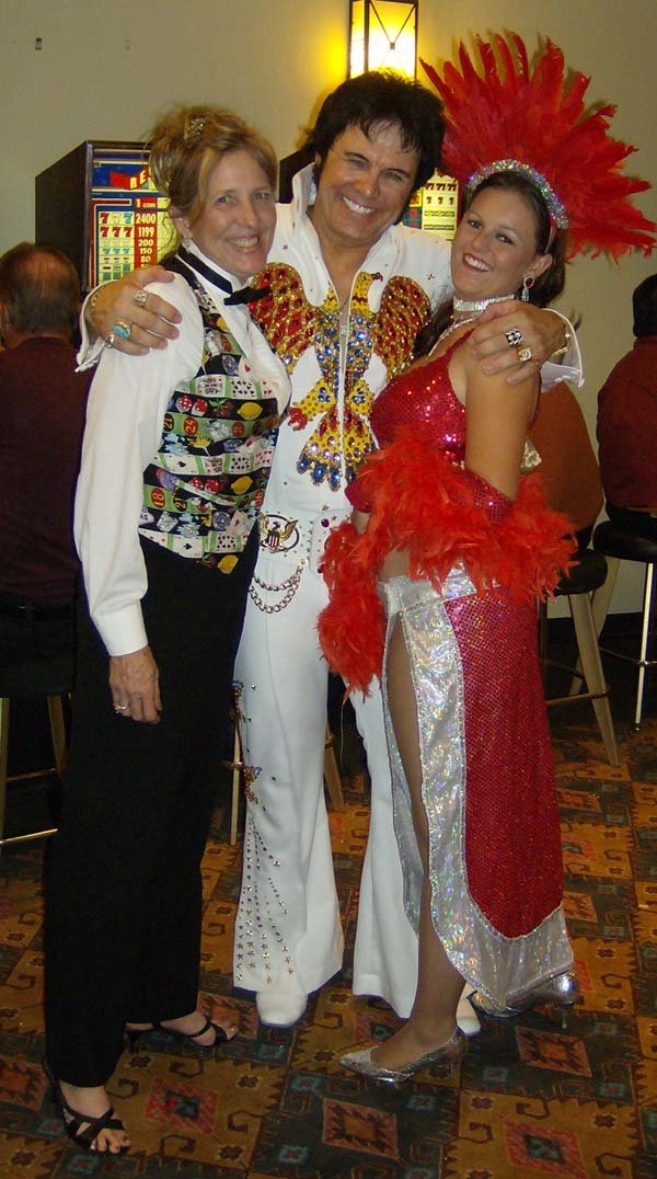 Casino party performers and event team