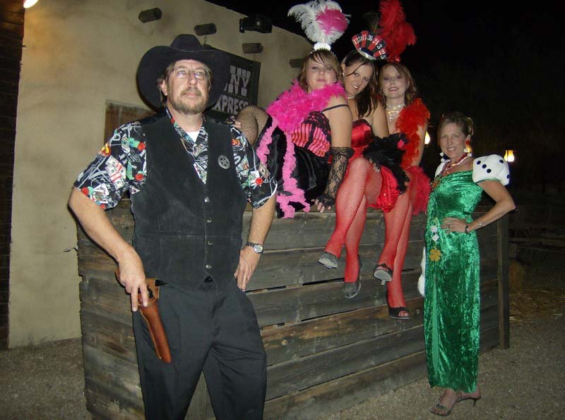 Western-themed casino event team