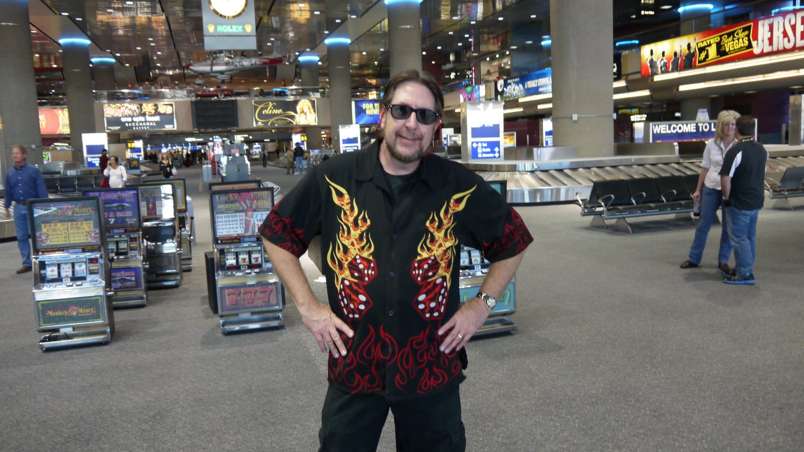 Portrait at the airport production location
