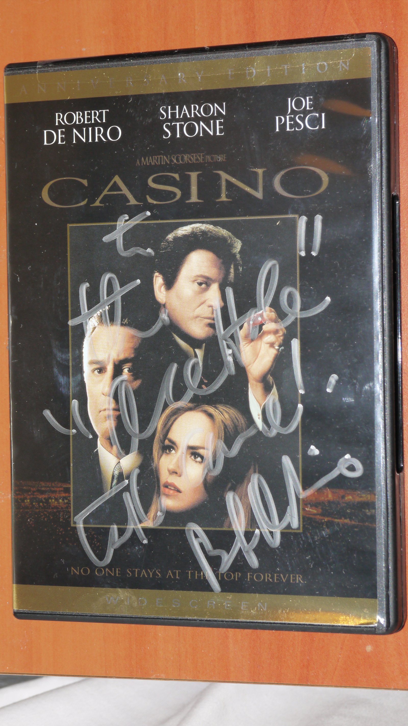 Signed Casino film memorabilia