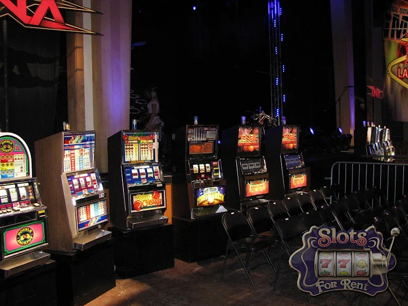 Slot-machine lineup at a TNA venue